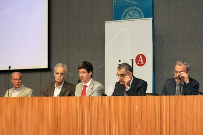Luiz Bevilacqua, Carlos Nobre, Mario Salerno, Vahan Agopyan e Lívio Amaral - Painel 1