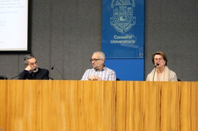 Nílson José Machado, Paulo Saldiva e Belmira Bueno