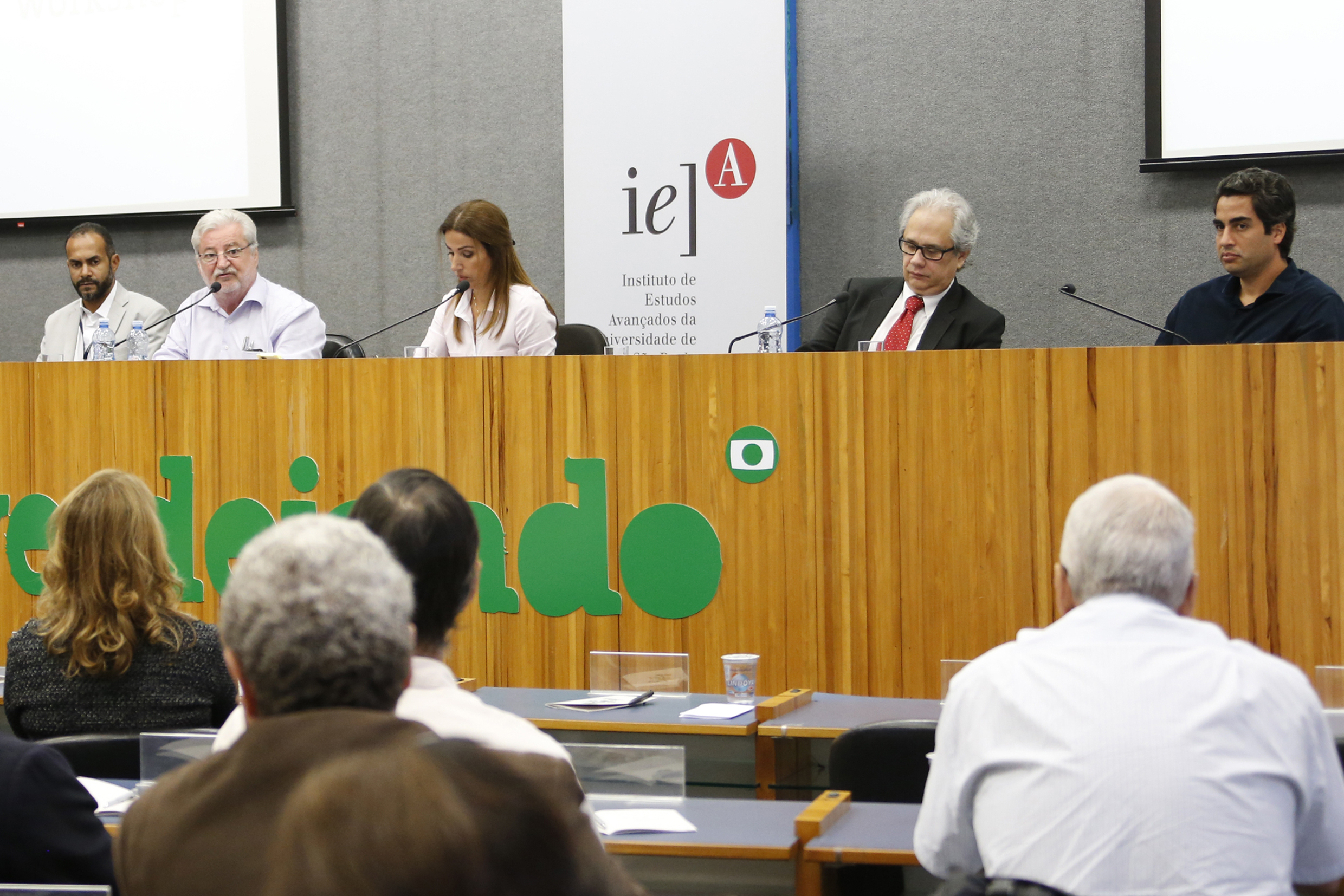 Oziel Souza, Gilberto Natalini, Ananda Apple, Marcos Buckeridge e Ricardo Cardim