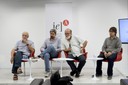 Marcos Barbosa de Oliveira, João Bourbaki, Pablo Mariconda e Orlando Lima Pimentel 