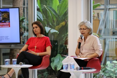 Rita de Cássia Ariza Cruz e Neli Aparecida de Mello-Théry fazem a abertura do evento