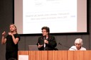 Tradutora de libras, Célia Cristina Mendes da Silva, Bernardete Gatti e Yvonne Mascarenhas