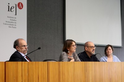 Glauco Arbix, Helena Nader, Paulo Herkenhoff e Talita Trizoli 