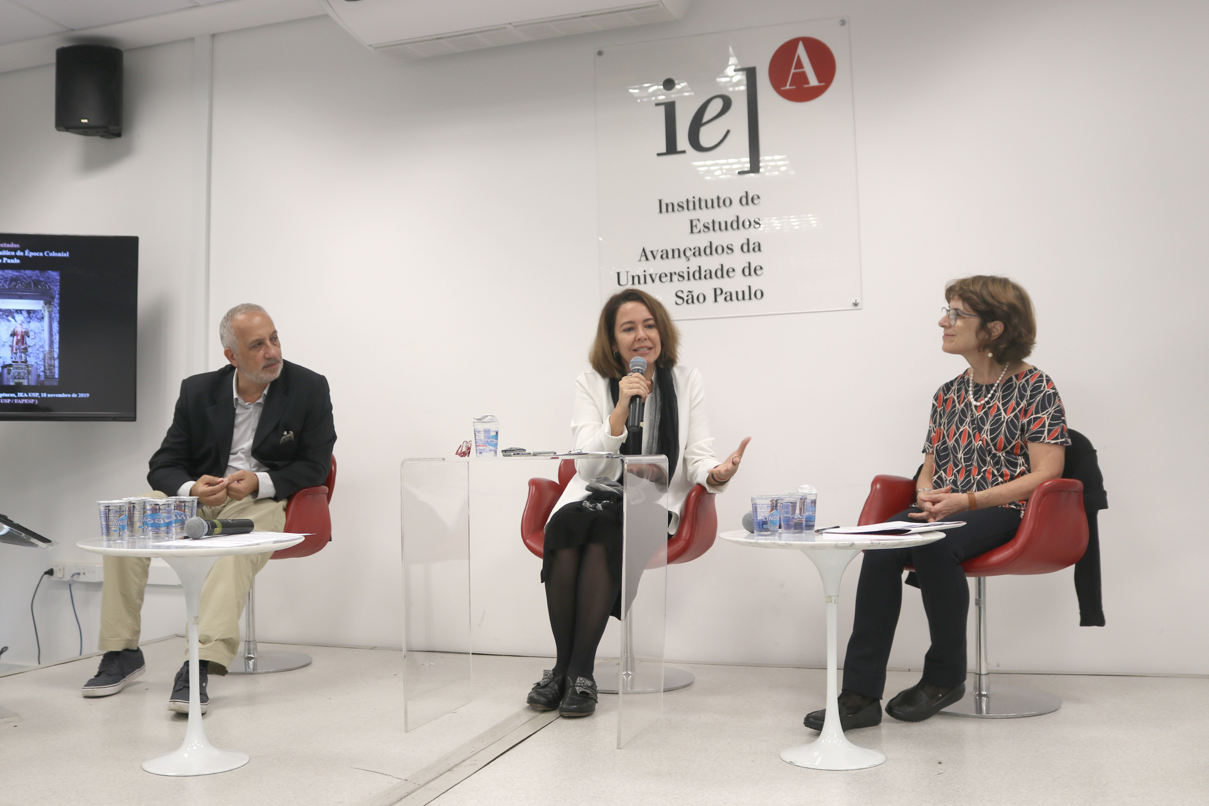 Luciano Migliaccio,  Renata Maria de Almeida Martins e Marina Massimi