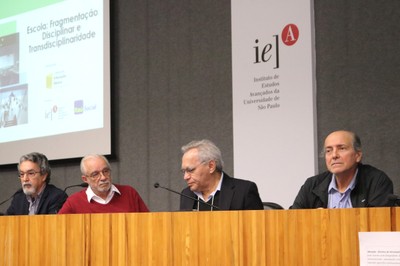 Nílson José Machado, Luis Carlos de Menezes, Lino de Macedo e Naomar de Almeida Filho