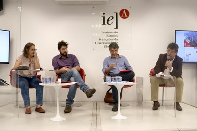 Ana Fani Alessandri Carlos, César Simoni Santos, Luiz Antonio Recamán Barros, e Arturo Orellana 