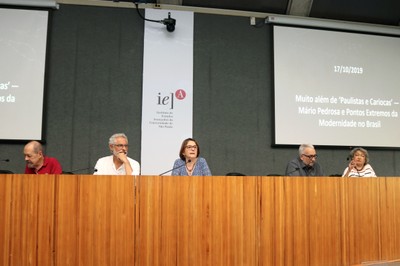 Paulo Herkenhoff, Ton Marar, Helena Nader, Paulo Saldiva e  Glória Ferreira