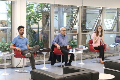 Juan Brizuela, Néstor García Canclini e Sharine Melo