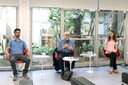 Juan Brizuela, Néstor García Canclini e Sharine Melo