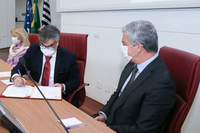 Maria Arminda do Nascimento Arruda, Carlos Gilberto Carlotti Junior e Marcos Troyjo