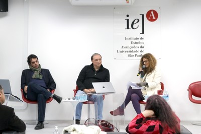 Juliano Maranhão, Claudio Pinhanez e Elen Nas 