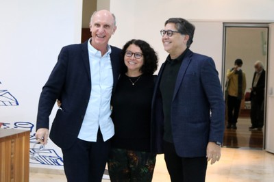Martin Grossmann, Eliana Sousa Silva e Eduardo Saron