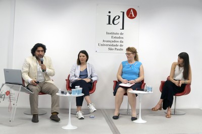Carlos Meléndez, Lisa Zanotti, Brigitte Weiffen e Camila Rocha de Oliveira