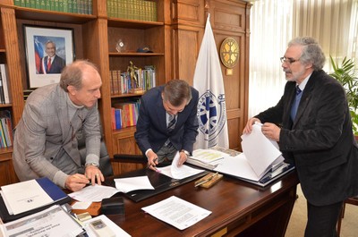 Martin Grossmann, Sergio Bravo Escobar e Raúl Sánchéz Gutiérrez