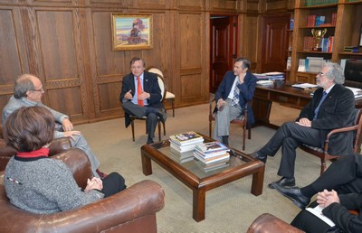 Maria Helena Capelato, Martin Grossmann, Ricardo Herrera Lara, Sergio Bravo Escobar e Raúl Sánchéz Gutiérrez