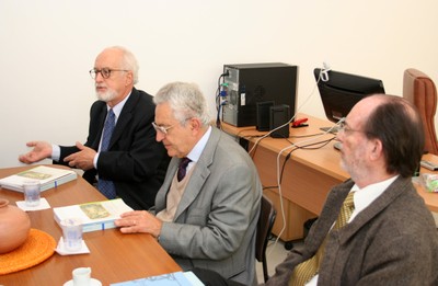 Carlos Guilherme Mota, Alfredo Bosi e Hernan Chaimovich