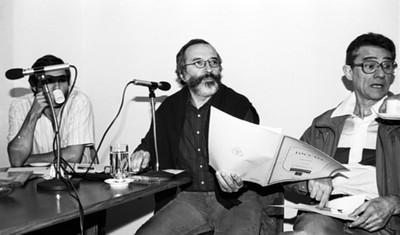 Ênio Squeffi, José Eduardo Martins e Willy Corrêa de Oliveira