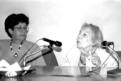 Regina Salgado Campos e Madame Montiel