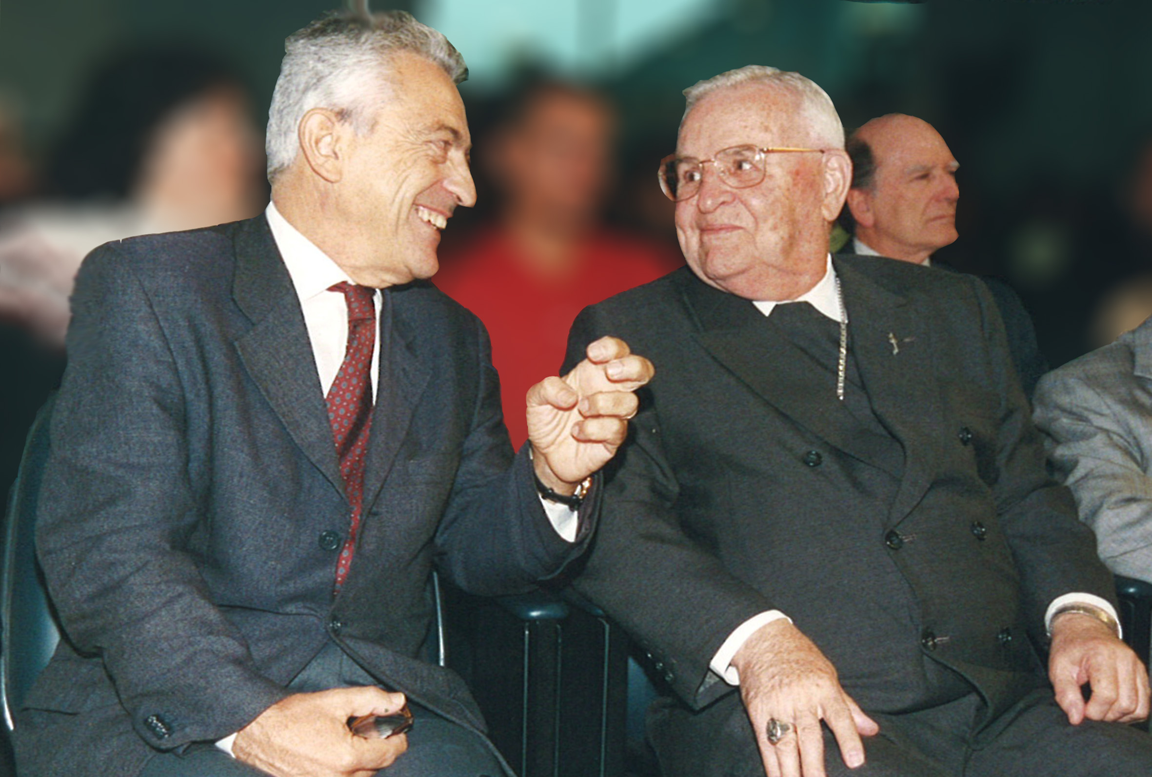 Alfredo Bosi e Dom Paulo Evaristo Arns
