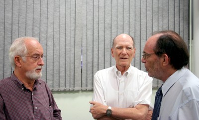 Carlos Guilherme Mota, Gerhard Malnic e Hernan Chaimovich