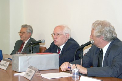 Alfredo Bosi, José Goldemberg e João Steiner