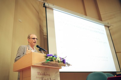 Martin Grossmann durante sua apresentação