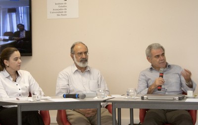 Luciane Ortega, Guilherme Ary Plonski e Roberto Mendonça Faria