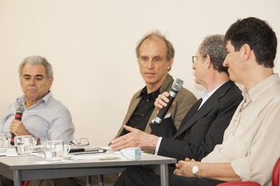 Roberto Mendonça Faria, Martin Grossmann, Pedro Wongtschwski e Mário Sérgio Salerno