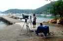 Técnico prepara equipamento para filmagem do Mooc - 06/03/2017