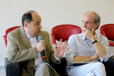 Eugênio Bucci e Martin Grossmann