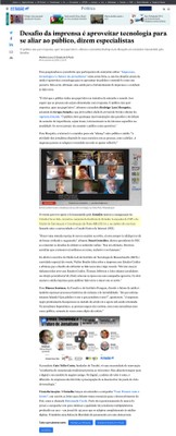 Imprensa, Tecnologia e o Futuro do Jornalismo - Inauguração Cátedra Oscar Sala