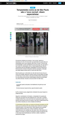 Tempestades como as de São Paulo, são o "novo normal"