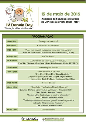 Cartaz IV Darwin Day