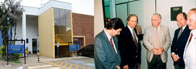 fachada e inauguração IEA Polo São Carlos