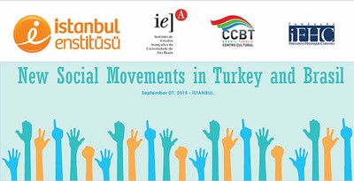 Banner do workshop New Social Movements in Turkey and Brazil