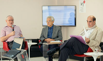 Bernardo Sorj, Alfredo Bosi e Enrique Larretta