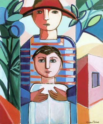 Cícero Dias, obra "Pai e filho"