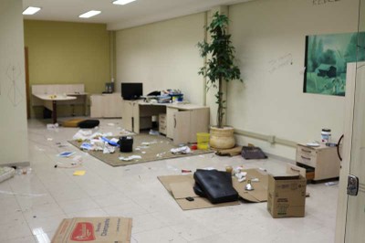 Depredação na Reitoria e na USP - 4