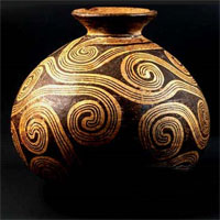 Vaso decorado