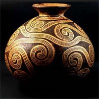 Vaso decorado