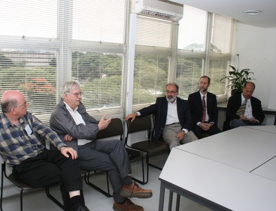 Eliezer Rabinovici, Peter Goddard, Guilherme Ary Plonski and Antonio Mauro Saraiva