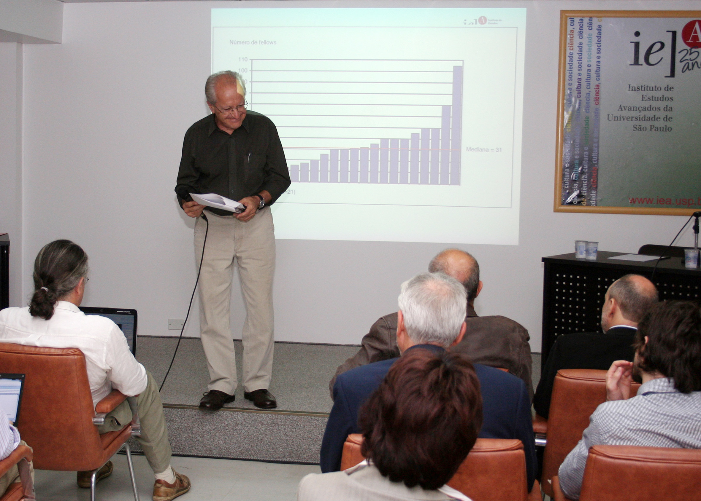 César Ades opens the event