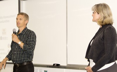 Angus Morrison-Saunders and Jenny Pope