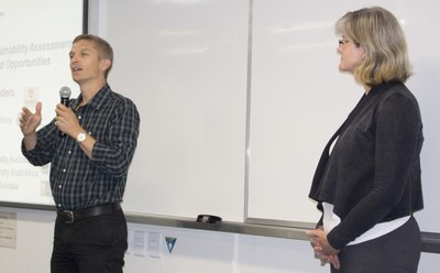 Angus Morrison-Saunders and Jenny Pope