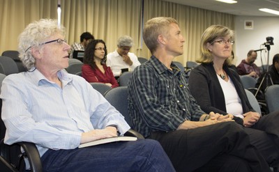 Pedro Jacobi, Angus Morrison-Saunders and Jenny Pope