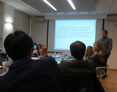 Eli Podeh speaking