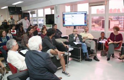 Sérgio Adorno during the debate