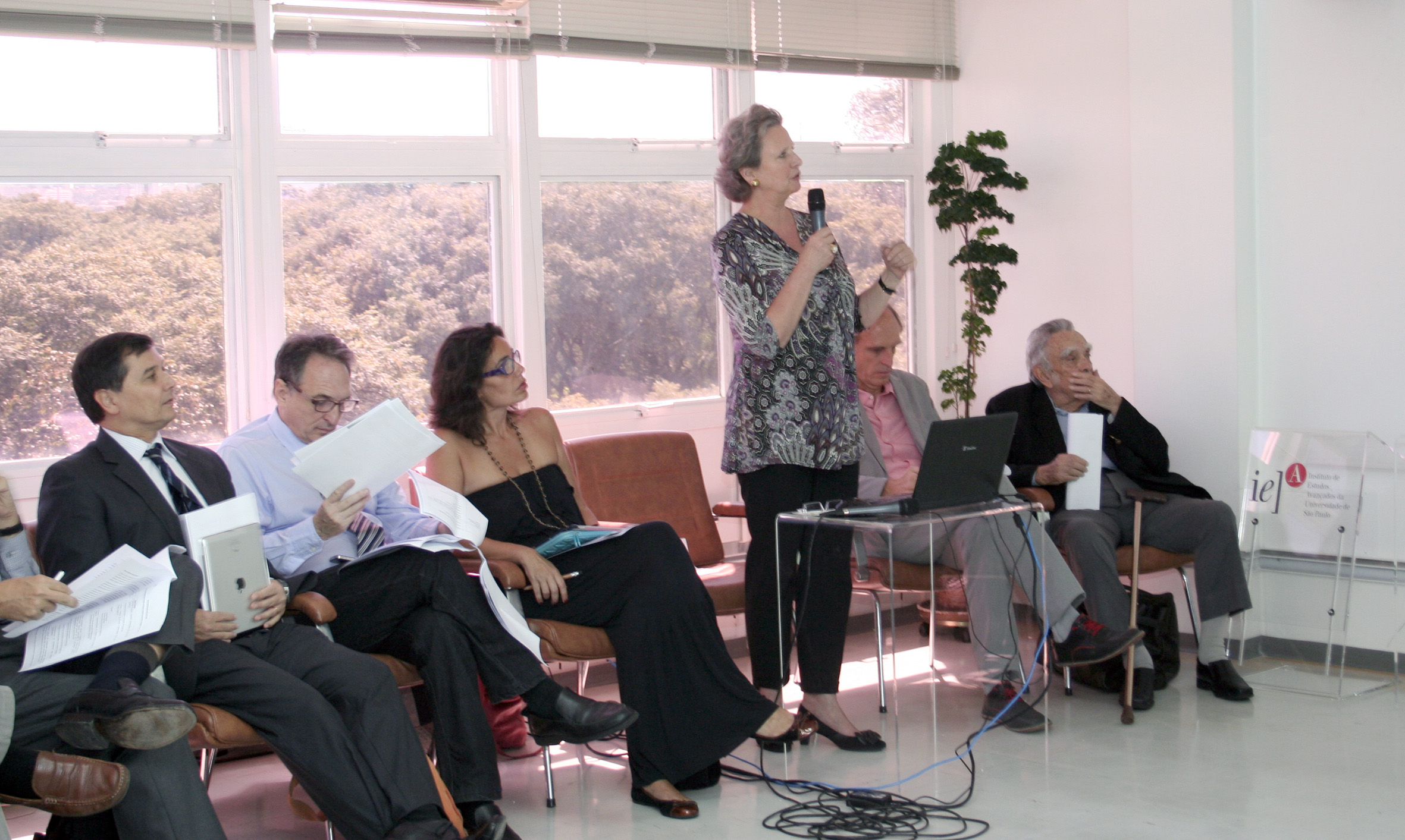 Marcelo Vespoli Takaoka, Fabio Feldman, Maritta Koch-Weser, Martin Grossmann and Paulo Nogueira Neto