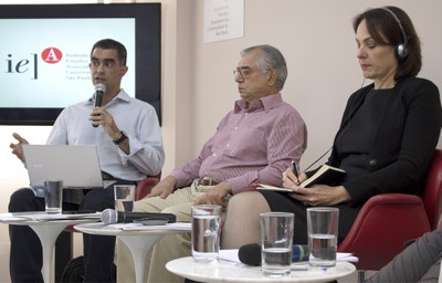 Eduardo Marques, José Álvaro Moisés and Heide Hackmann