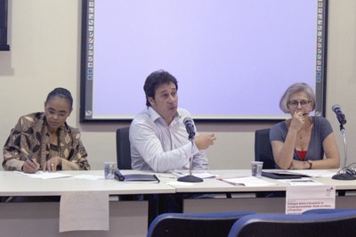Marina Silva, Luiz Carlos Beduschi Filho and Neli Aparecida de Mello-Théry